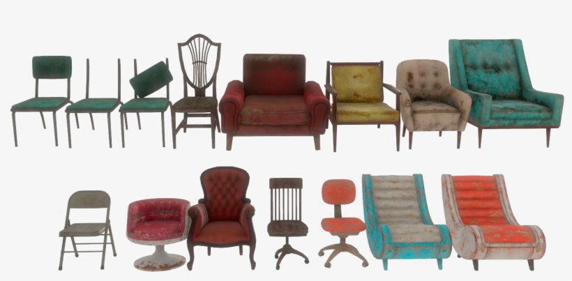 Fo4 Settlement Chairs - Chair, transparent png #659193