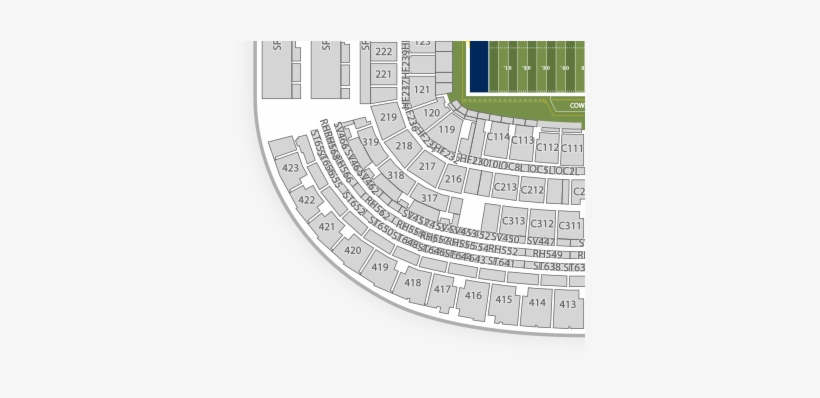 At7t Stadium Seating Chart