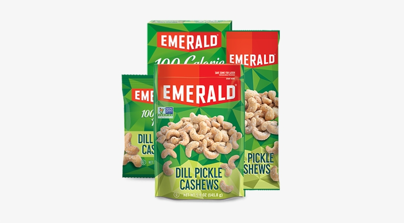 Dill Pickle Cashews - Emerald Dill Pickle Cashews (2 Pack), transparent png #659627