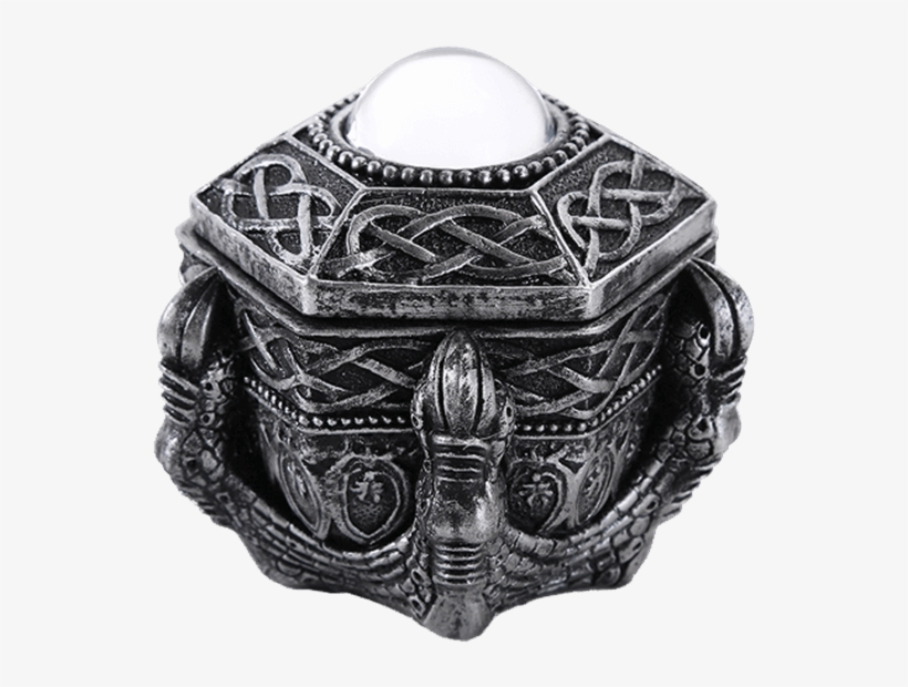 Celtic Dragon Claw Keepsake Box, transparent png #6500069