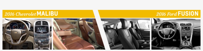 2016 Chevy Malibu Vs Ford Fusion Interior Styling, transparent png #6501000