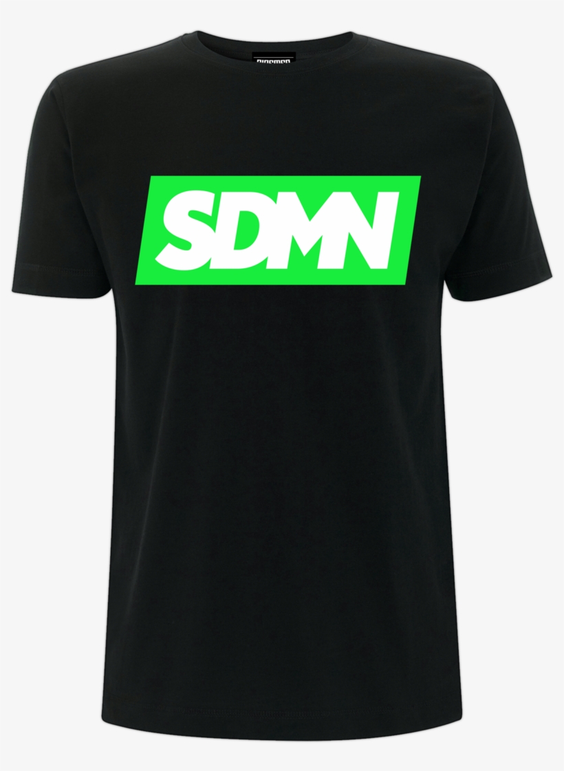 Kids Sdmn Green Box Logo T-shirt, transparent png #6504384