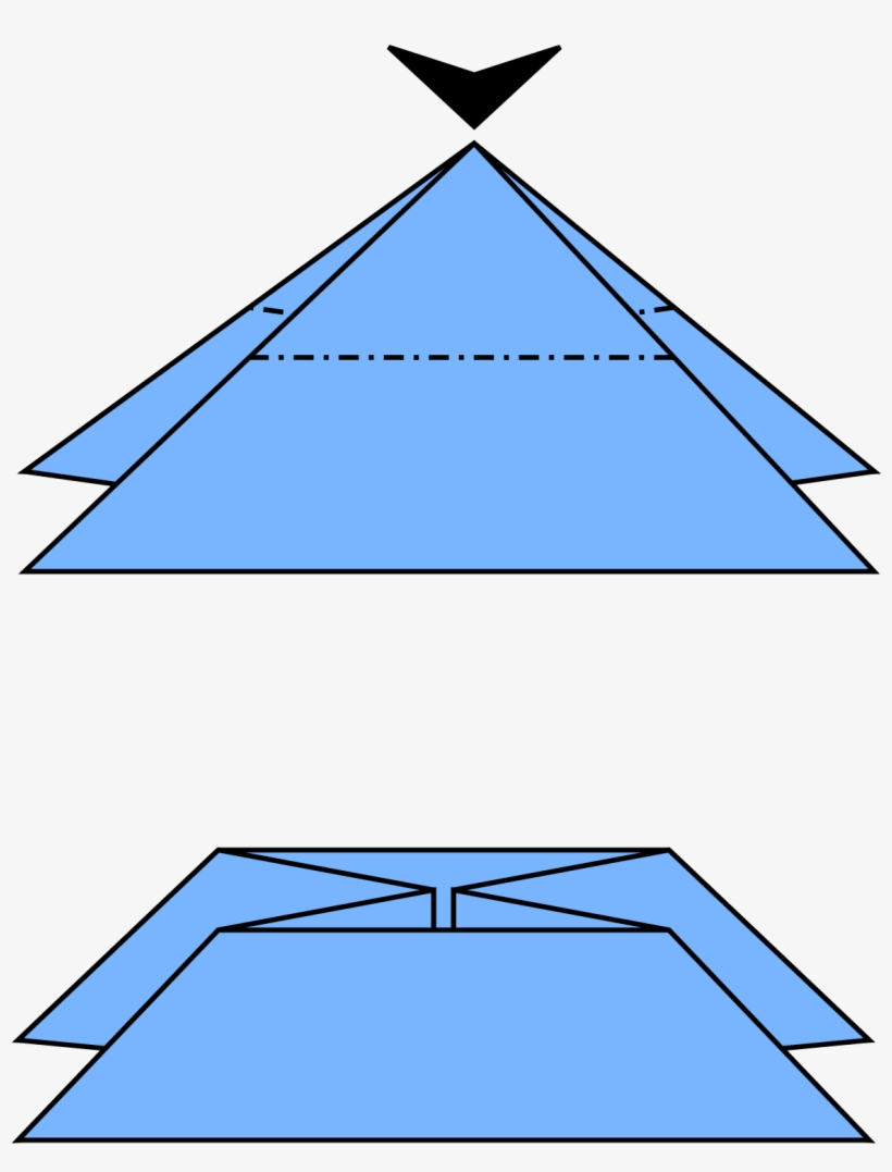 Fileorigami Open Sinksvg Wikimedia Mons Origami Sink, transparent png #6504448