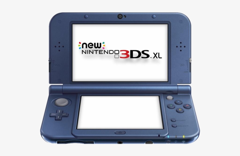 Nintendo New 3ds Xl Console Metallic Blue, transparent png #6507155