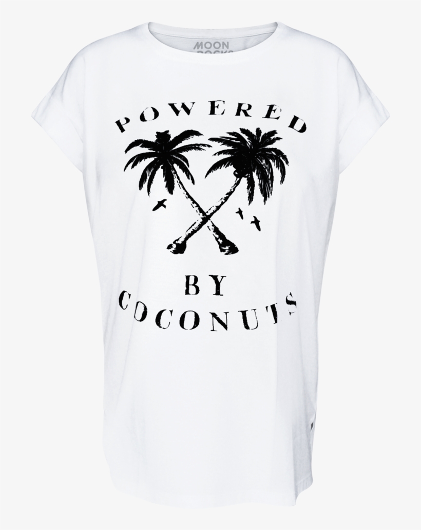 Women T-shirt Coconut Power, transparent png #6508446
