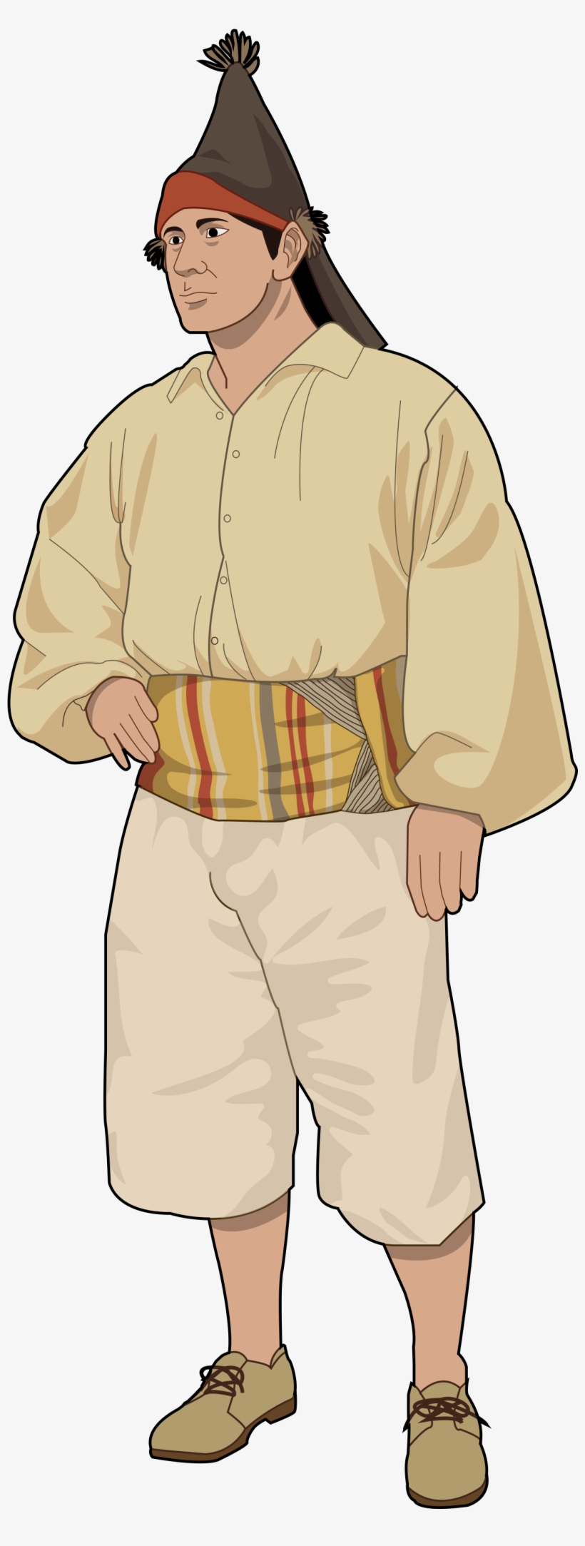 Traje Típico De Gran Canaria Hombre, transparent png #6509391
