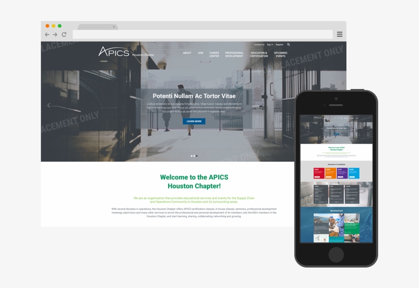 Apics Houston Website, transparent png #6510502