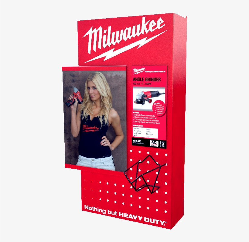 The Milwaukee Girl Adorns The New Tool Promo Area Designed, transparent png #6511943