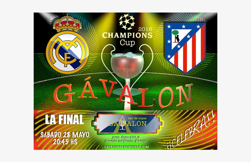 Real Madrid Vs Atletico Madrid Final Champions, transparent png #6516495