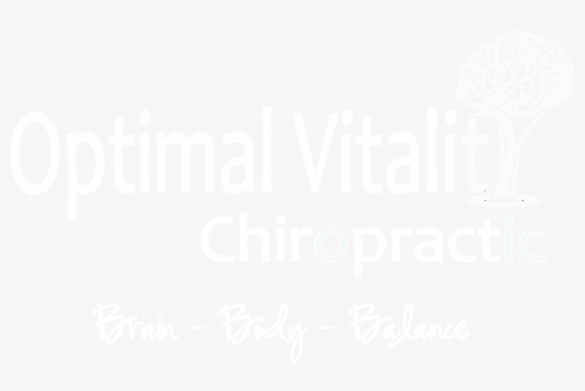 Optimal Chiropractic Logo White, transparent png #6516787