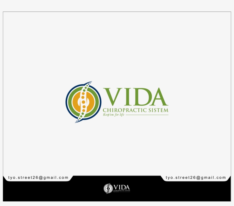 Bold, Modern, Chiropractor Logo Design For Vida Chiropractic, transparent png #6516841