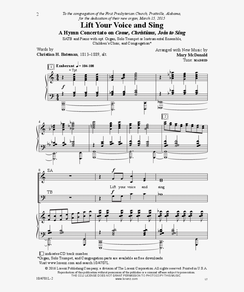 Lift Your Voice And Sing Thumbnail Lift Your Voice, transparent png #6516842