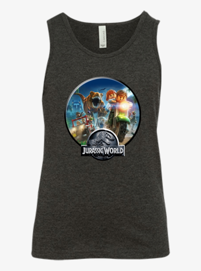 Lego Jurassic World Youth Jersey Tank T-shirts, transparent png #6517295