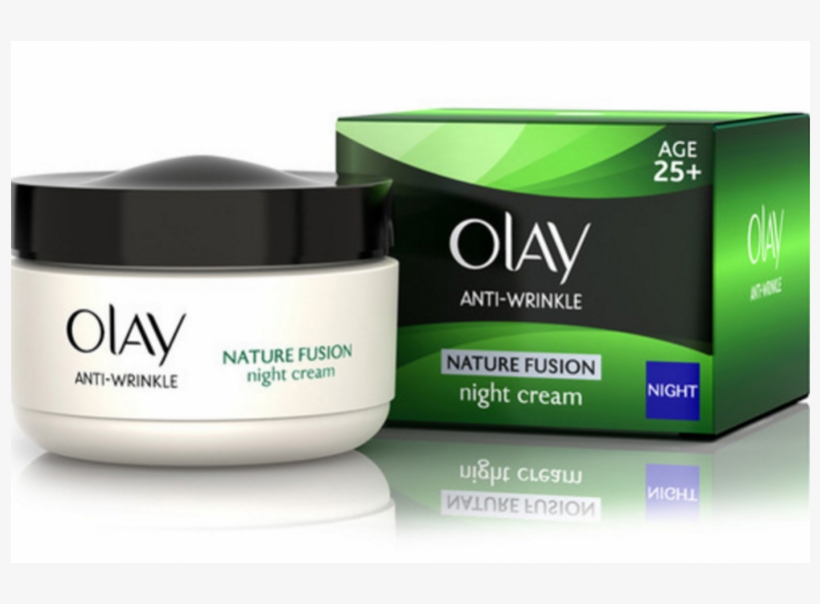 Olay Nature Fusion Anti-wrinkle Night Cream, transparent png #6517383