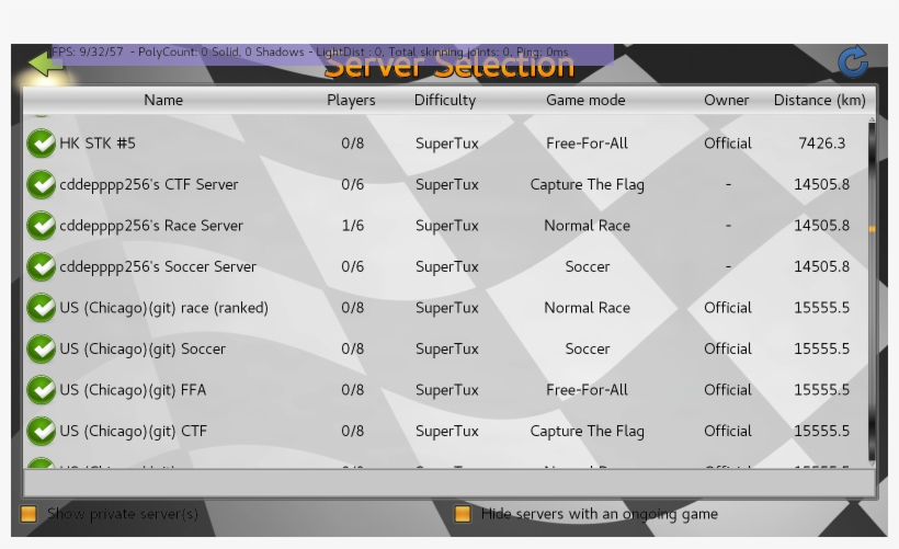 Server Selection Screen, transparent png #6524464