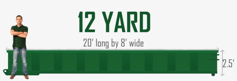 12 Yard Dumpster Rolloff, transparent png #6525903