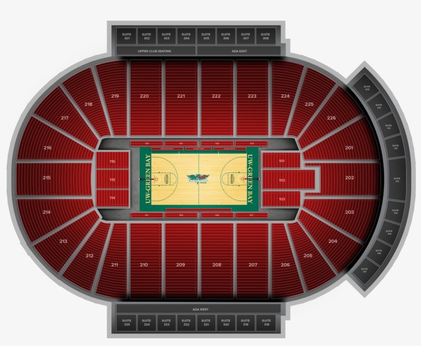 Indiana State Basketball At Green Bay Basketball At, transparent png #6526282