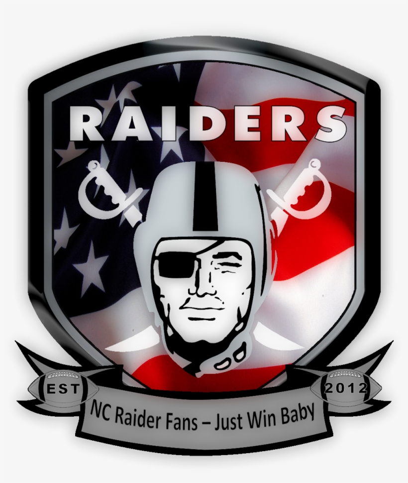 Nc Raider Fans Logo Oakland Raiders Logo, Raiders Fans,, transparent png #6527742