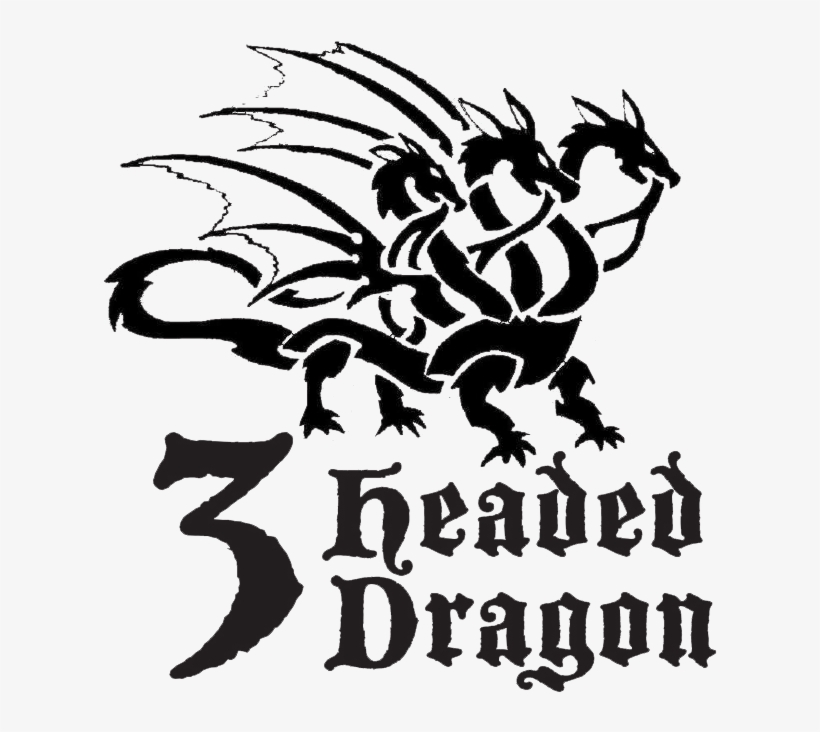 3 Headed Dragon, transparent png #6528727