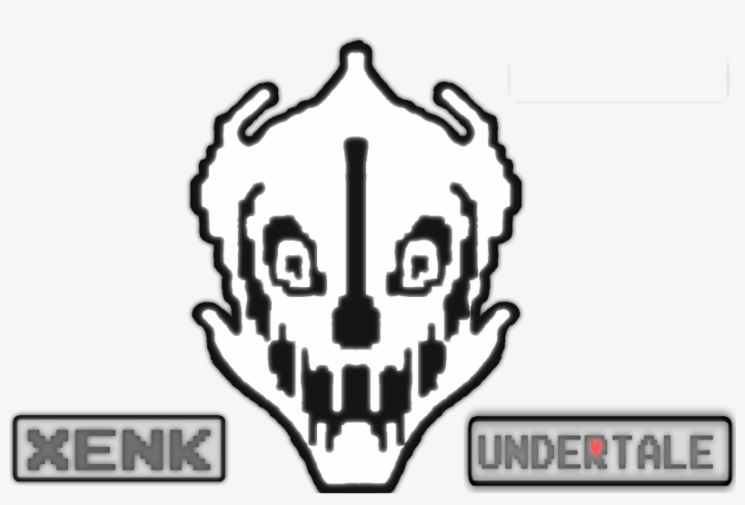Developed By Toby Fox Gaster Blaster Free Transparent Png