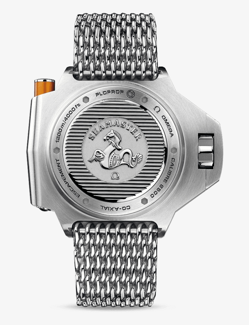 Omega's Seahorse On The Case Back Of A Seamaster Watch, transparent png #6531254