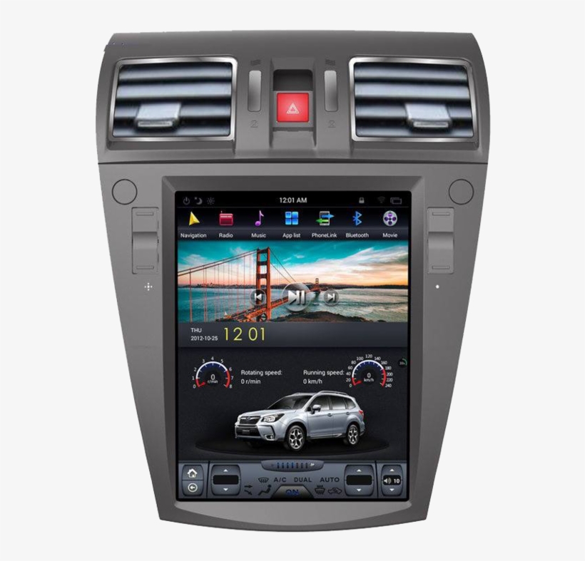 Radio Dvd Gps Android Tesla Style Subaru Forester Ref, transparent png #6536666