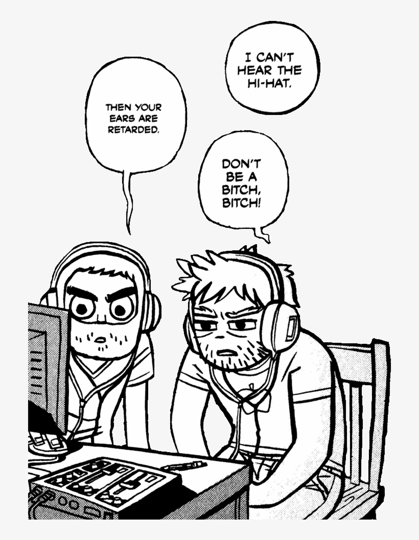 Stephen And Joseph From Scott Pilgrim Vs, transparent png #6536835