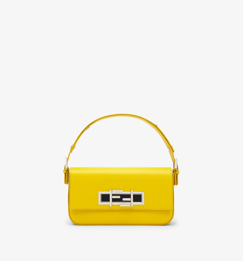 Fendi Yellow 3baguette Bag, transparent png #6538534