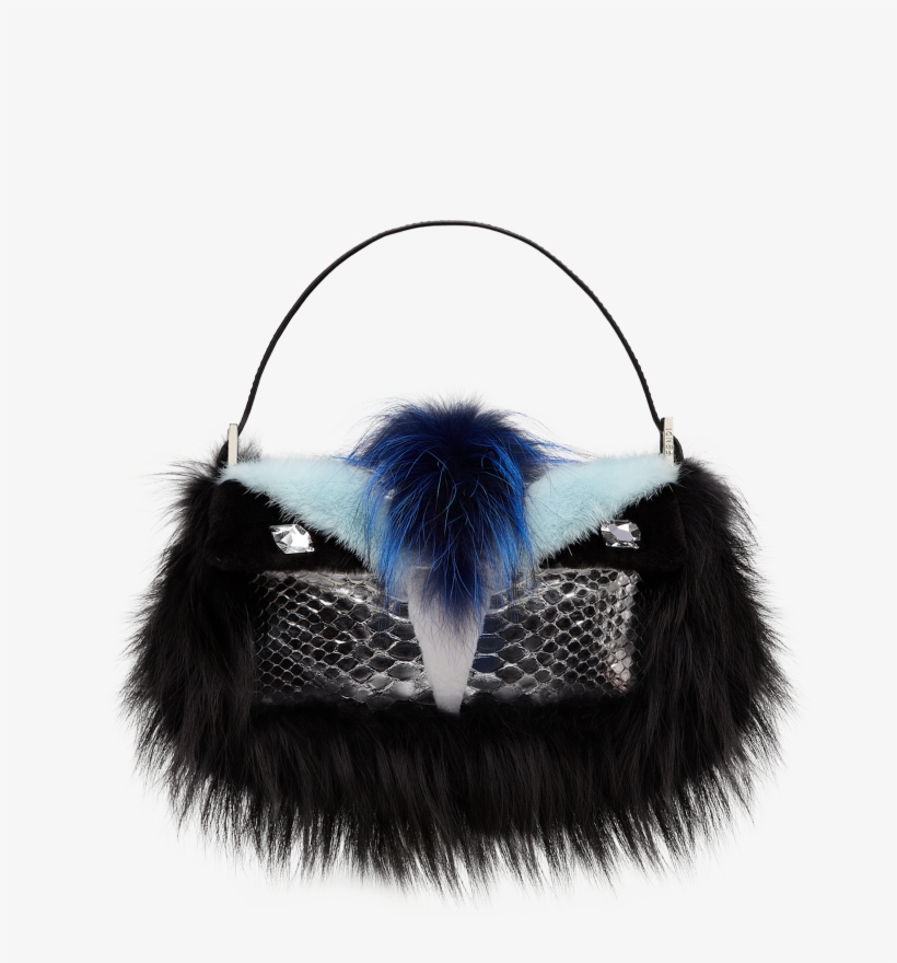 Baguette Python Lamè Adorned With Swarovski Crystal, transparent png #6539375