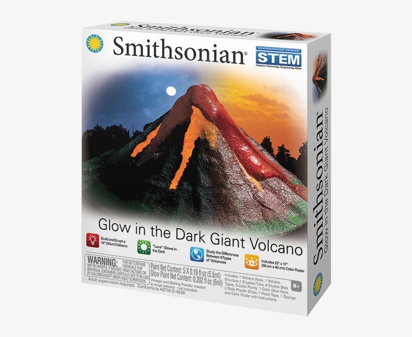 Glow In The Dark Giant Volcano, transparent png #6539494