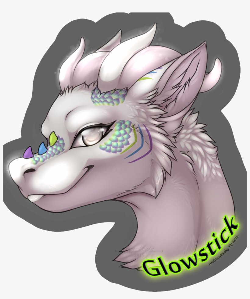 Glowstick Headshot Badge Com, transparent png #6539637
