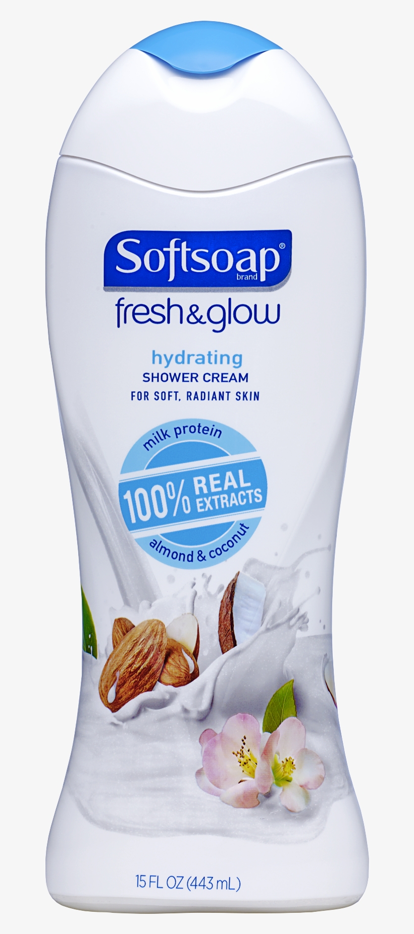 Softsoap Fresh & Glow Hydrating Shower Cream Body Wash,, transparent png #6539779