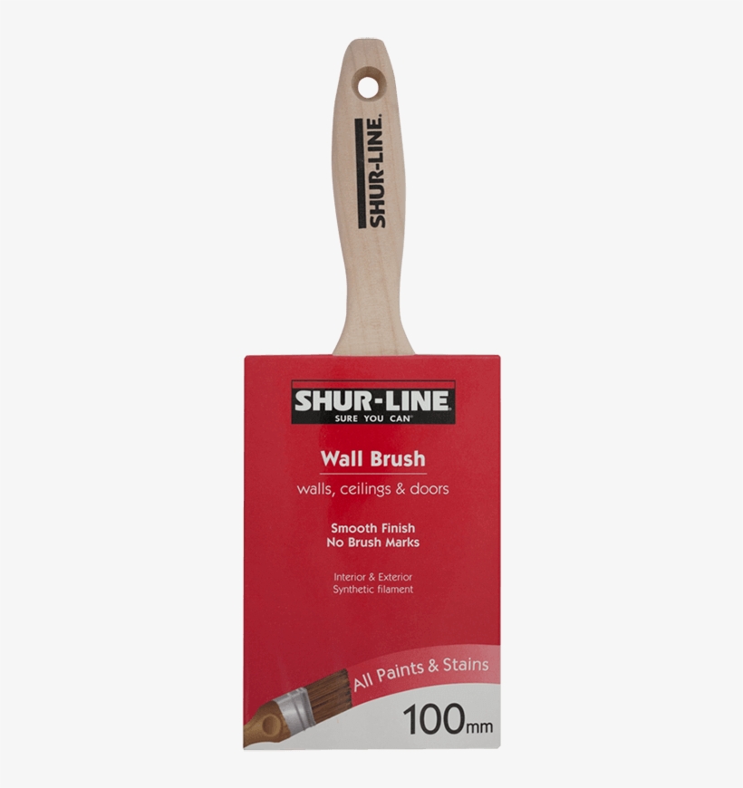 Shur-line Synthetic Wall Brush, transparent png #6543696