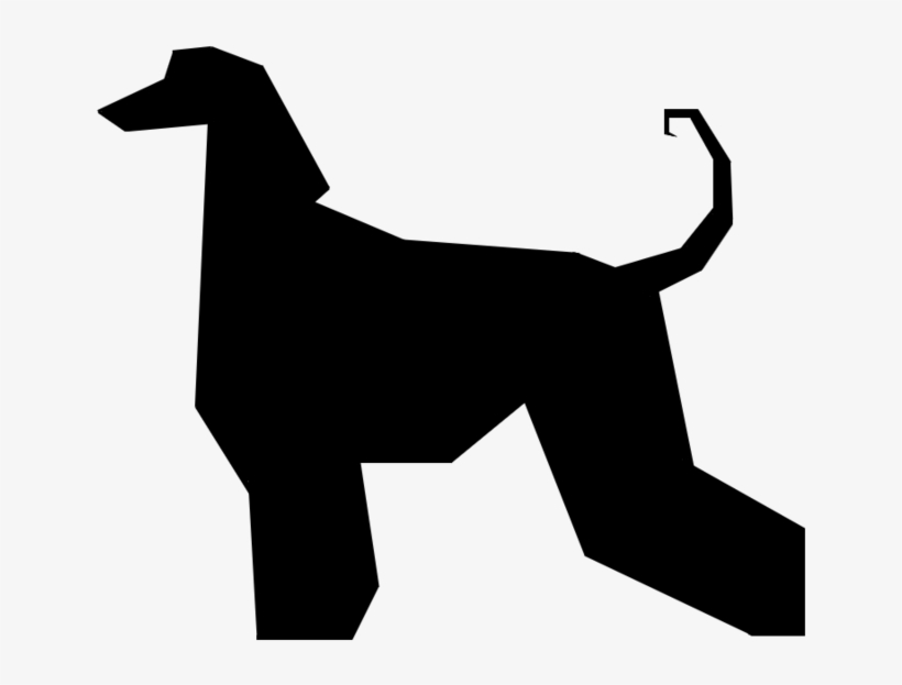 Afghan Hound Silhouette By Mdelirious, transparent png #6544007
