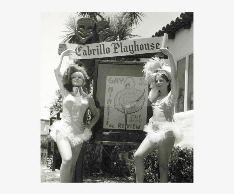 Showgirls Promote The “gay Nineties Review” In Front, transparent png #6544293