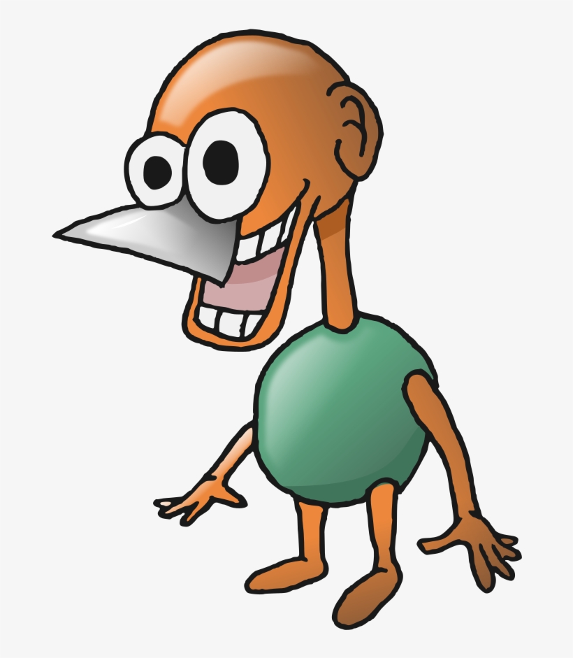 Orange Alien Cartoon Character Pinterest, transparent png #6545221