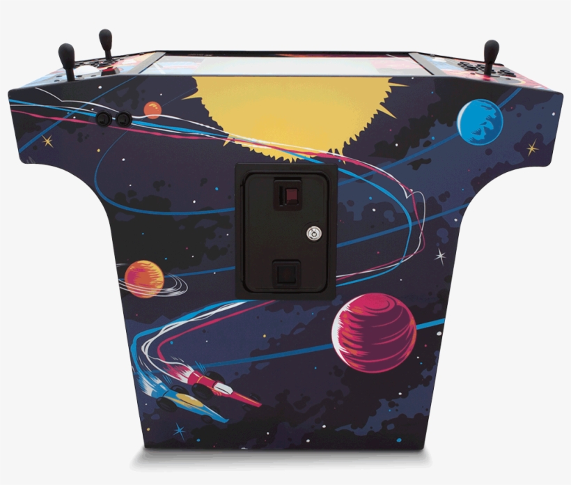 "space Race" Cocktail Arcade Machine With 250 Arcade, transparent png #6546283