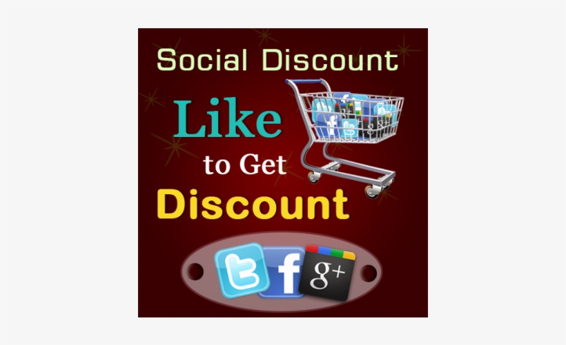 Like/share & Get Discount Cover Image, transparent png #6548008