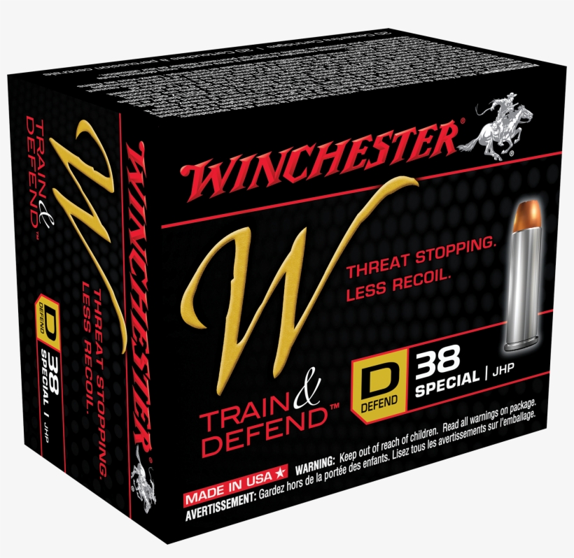 Winchester Ammo W38spld W 38 Special 130 Gr Jacketed, transparent png #6548515
