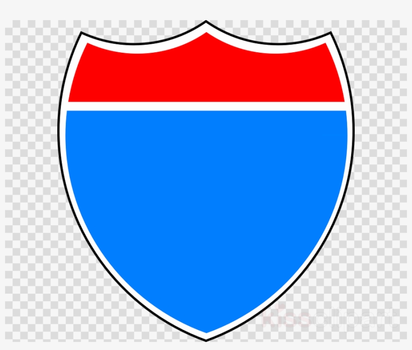 Blank Interstate Sign Clipart Us Interstate Highway, transparent png #6550212
