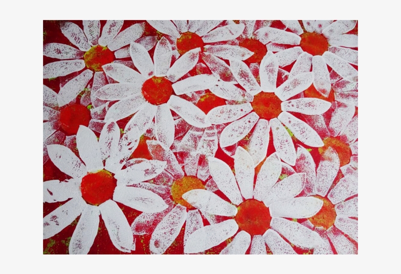 Red And White Daisies, transparent png #6551456