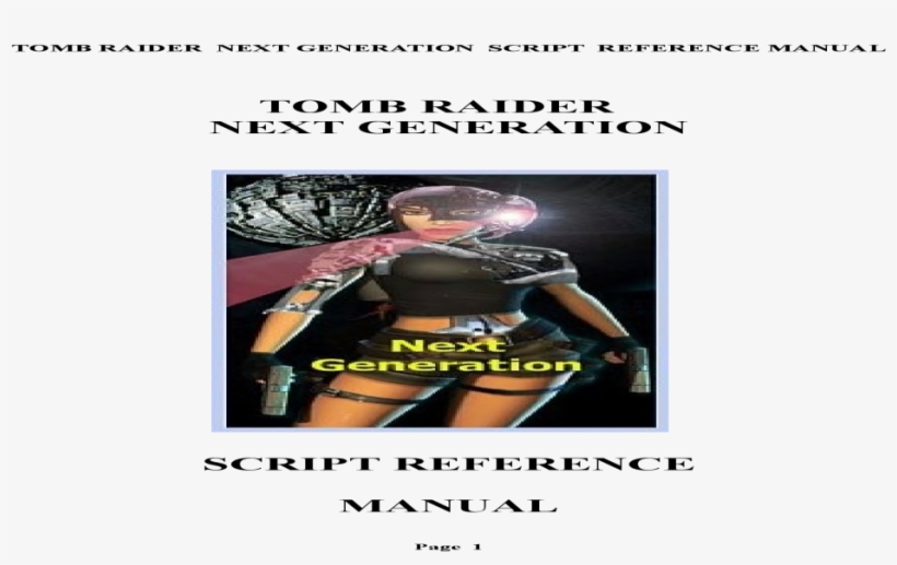 Tomb Raider Next Generation, transparent png #6551710