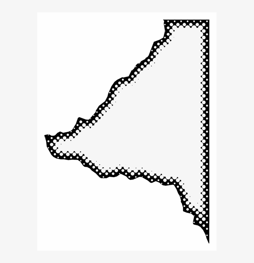 A Map Of Bradford With Dots Reversed Out Of A Black, transparent png #6552004