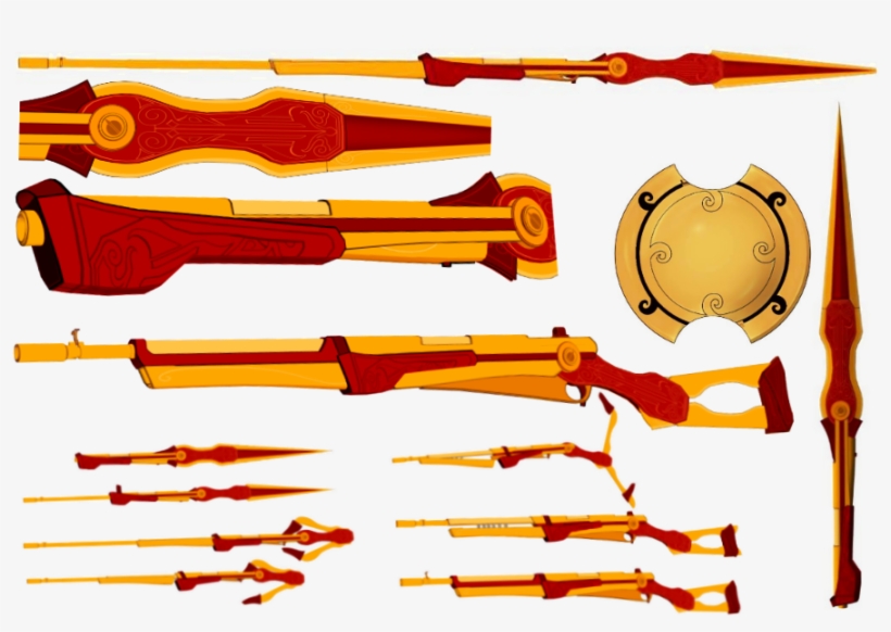 Miló And Akoúo̱ Are Pyrrha Nikos' Signature Weapon, transparent png #6553005