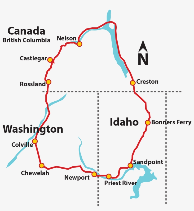 Wacanid Bike Ride Wa, Id, Bc, transparent png #6553115