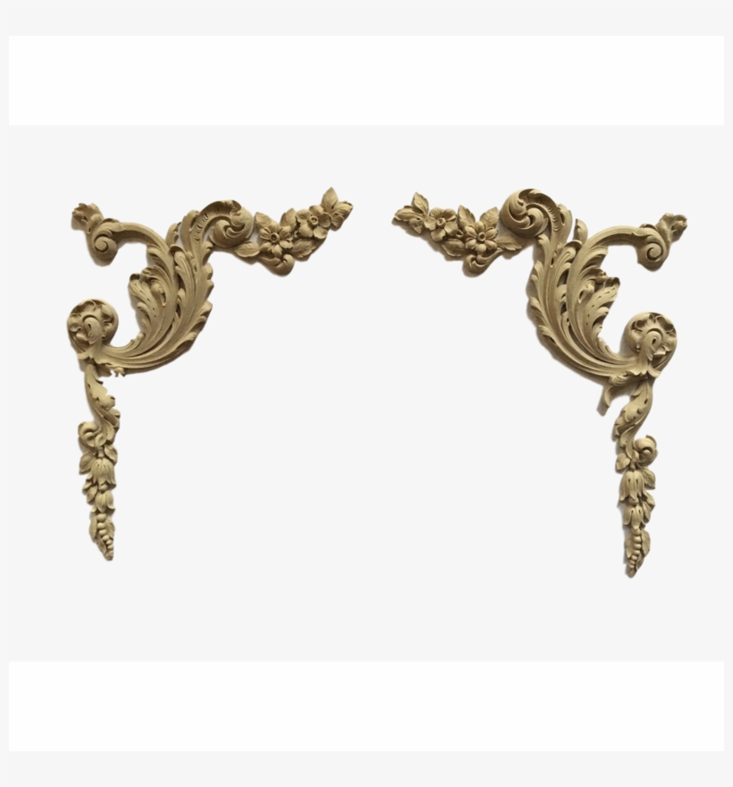 Flowers And Scrolls-fr, transparent png #6553873