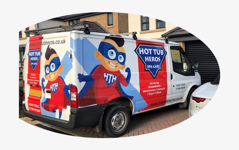 Our Newly Signwritten Van, Ready To Go Open 7 Days, transparent png #6554445