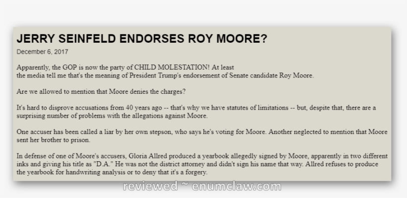 I Support Moore Just Because I Hate The Media, transparent png #6556199