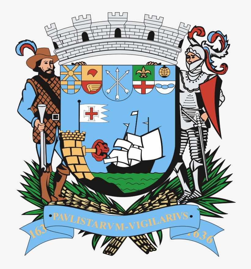 São Sebastião Blazon Colored, transparent png #6557225