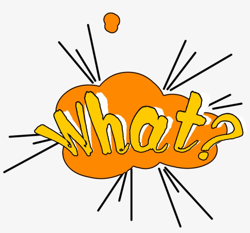 Png Black And White Stock Confused Transparent Word, transparent png #6557655